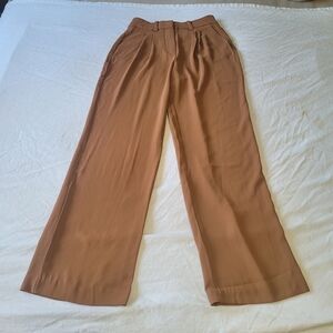 Jason Wu Wide Leg Trouser Dress Pants Women’s XS Tan Office Siren Quiet Luxury